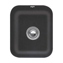 Villeroy & Boch Unterbauspüle Cisterna 45 mit Handbetätigung Premiumline R7 Pure Black
