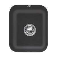 Villeroy & Boch Unterbauspüle Cisterna 45 mit Handbetätigung Premiumline R7 Pure Black