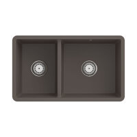 Villeroy & Boch Unterbaubecken Subway 80 U Excenterbetätigung Premiumline TR Timber