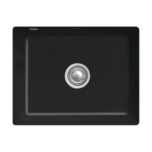 Villeroy & Boch Unterbauspüle Subway 60 SU mit Excenterbetätigung Premiumline R7 Pure Black