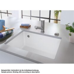 Villeroy & Boch Unterbauspüle Subway 60 SU mit Excenterbetätigung Premiumline R7 Pure Black