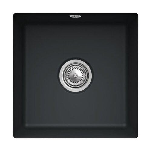 Villeroy & Boch Unterbauspüle Subway 50 SU mit Handbetätigung Premiumline R7 Pure Black