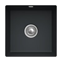 Villeroy & Boch Unterbauspüle Subway 50 SU mit Handbetätigung Premiumline R7 Pure Black