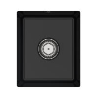 Villeroy & Boch Unterbauspüle Subway 45 SU mit Excenterbetätigung Premiumline R7 Pure Black