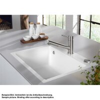 Villeroy & Boch Einbauspüle Subway 60 S Flat flächenbündig mit Excenterbetätigung Premiumline R7 Pure Black