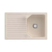 Villeroy & Boch Einbauspüle flächenbündig Linara 45 Flat Handbetätigung Classicline FU Ivory