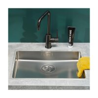 Reginox Clean & Care Einbaubecken New Jersey 50x37 kg-cc 10 cm Edelstahl (304) ohne Überlauf