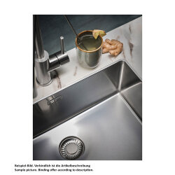 Reginox Einbaubecken New York 50x40 slim Edelstahl flächenbündig einbaubar