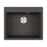 Franke Einbaubecken Maris MRG 610-54 A Fragranit Schiefergrau, Druckknopfventil