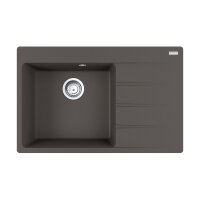 Franke Einbauspüle Centro CNG 611-78 A Fragranit Schiefergrau, Becken links