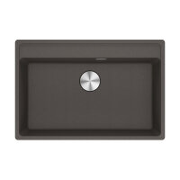 Franke Einbaubecken Maris MRG 210-72 A Fragranit flächenbündig einbaubar, Schiefergrau, Druckknopfventil