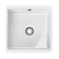 Franke Unterbaubecken Kubus KBK 110-40 Fraceram, Druckknopfventil