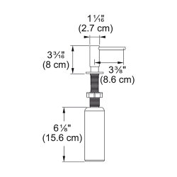 Franke Spülmitteldispenser Atlas Edelstahl