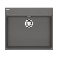 Franke Einbaubecken Maris Care MRG 610-60 C Fragranit, Handbetätigung Steingrau
