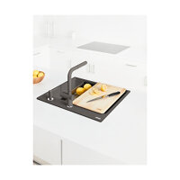 Franke Einbaubecken Maris Care MRG 610-60 C Fragranit, Handbetätigung Steingrau