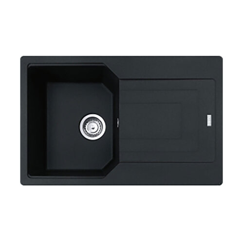 Franke Einbauspüle Urban Flächenbündig UBG 211-78, Fragranit, Onyx, Drehknopfventil Edelstahl
