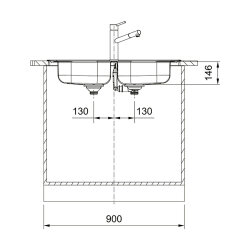 Franke Einbaubecken Spark SKX 620-34-34 /86, Edelstahl Glatt, Handbedienung
