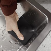 BLANCO SQUEEGHEE Reinigungstool für Küchenspülen, Silikon, schwarzgrau
