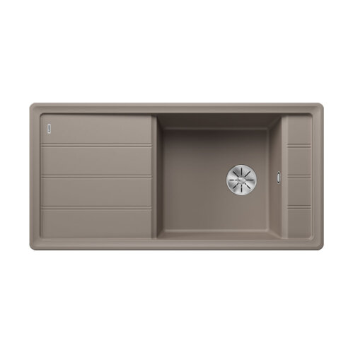 BLANCO Einbauspüle FARON XL 6S, Silgranit, Tartufo, Handbedienung