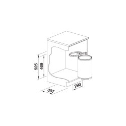 BLANCO Abfallsammler SINGOLO XL