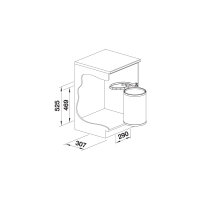 BLANCO Abfallsammler SINGOLO XL