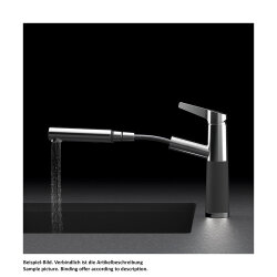 Schock Küchenarmatur SC-510 Chrom/Cristadur ausziehbarer Auslauf Berry BRY