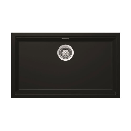 Schock Einbaubecken Cristadur Kiruna N-100 XL A Black Edition Exzenterbedienung