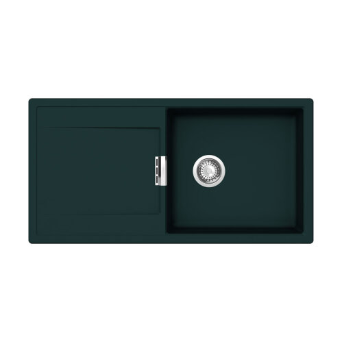 Schock Einbauspüle Cristadur Mono D-100 L A Ivy IVY Exzenterbedienung
