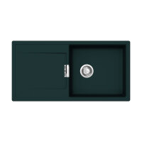 Schock Einbauspüle Cristadur Mono D-100 L A Ivy IVY Exzenterbedienung