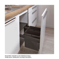 WESCO®Abfallsammler Pullboy Soft Comfort 335 K/450-2, anthrazit