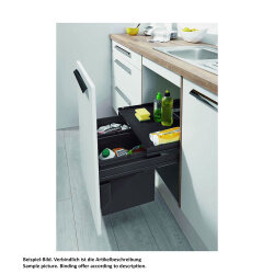 WESCO® Abfallsammler Pullboy Soft Comfort 360 K/450-2, anthrazit