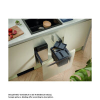 WESCO® Abfallsammler Pullboy Soft Fusion 320 K/600-2 , anthrazit