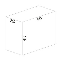 WESCO® Abfallsammler Traditionline Double-Boy 410 X/300-2