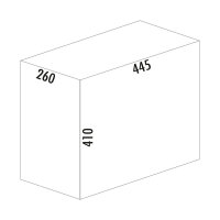 WESCO® Abfallsammler Traditionline Double-Boy 410 X/300-2