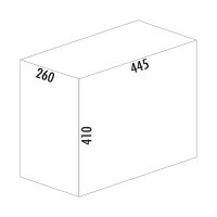 WESCO® Abfallsammler Traditionline Double-Boy 410 ECO/300-2, schwarz