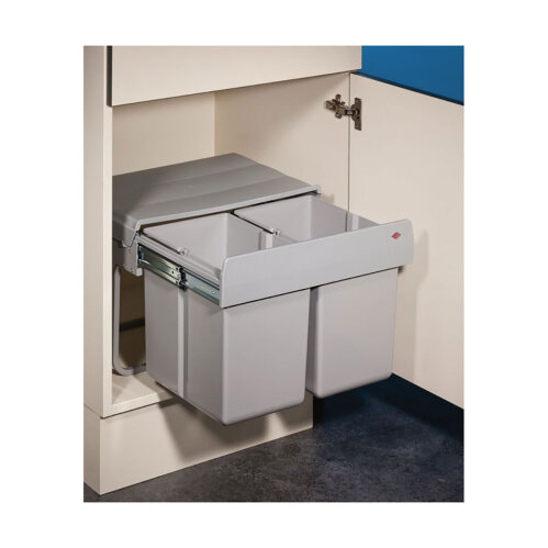 WESCO® Abfallsammler Traditionline Double-Shorty 345 K/500-2, anthrazit