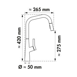Wasserwerk Küchenarmatur Kristea