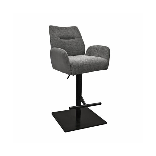 Naber Hocker Famous AS, Gestell schwarz matt, eckig
