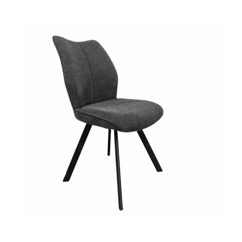 Naber Stuhl Stella 1S, Gestell schwarz matt, starr, oval