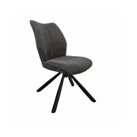 Naber Stuhl Stella 1S,, Gestell schwarz matt, drehbar, rund