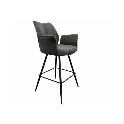 Naber Hocker Stella 2AS, Gestell schwarz matt, drehbar
