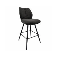 Naber Hocker Stella 2S, Gestell schwarz matt, drehbar