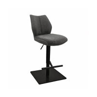 Naber Hocker Stella S, Gestell schwarz matt, eckig
