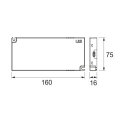 Naber MEC Driver LED Konverter, 60/72 W, 12/24 V