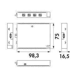 Naber MEC Driver LED 4-Kanal Modul Funk/ZigBee, 12 V