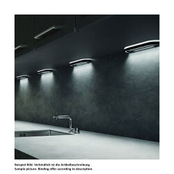 Naber LUMICA Sun Beam Farbwechsel LED,  Unterboden-/Nischenleuchte, schwarz matt