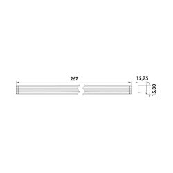 Naber LUMICA Brillante Farbwechsel LED,  Unterboden-/Nischenleuchte, L 967 mm, 14,5 W