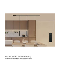 Naber LUMICA Easytrack Set Dinner, schwarz matt