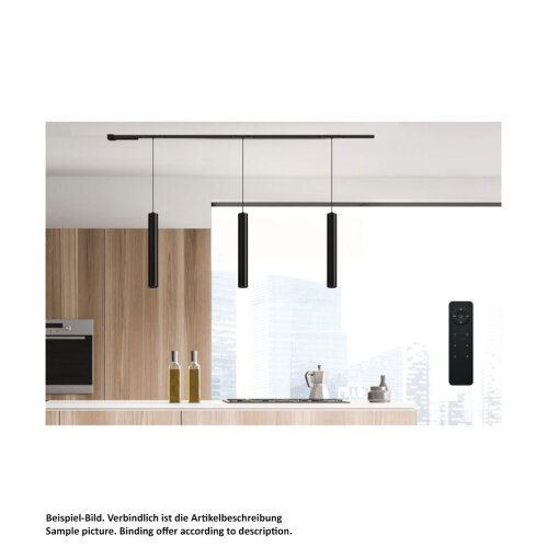 Naber LUMICA Easytrack Set Cooking Pendel, schwarz matt
