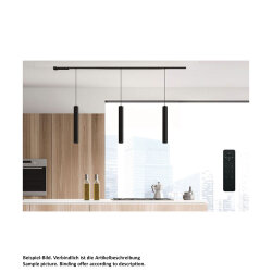 Naber LUMICA Easytrack Set Cooking Pendel, schwarz matt